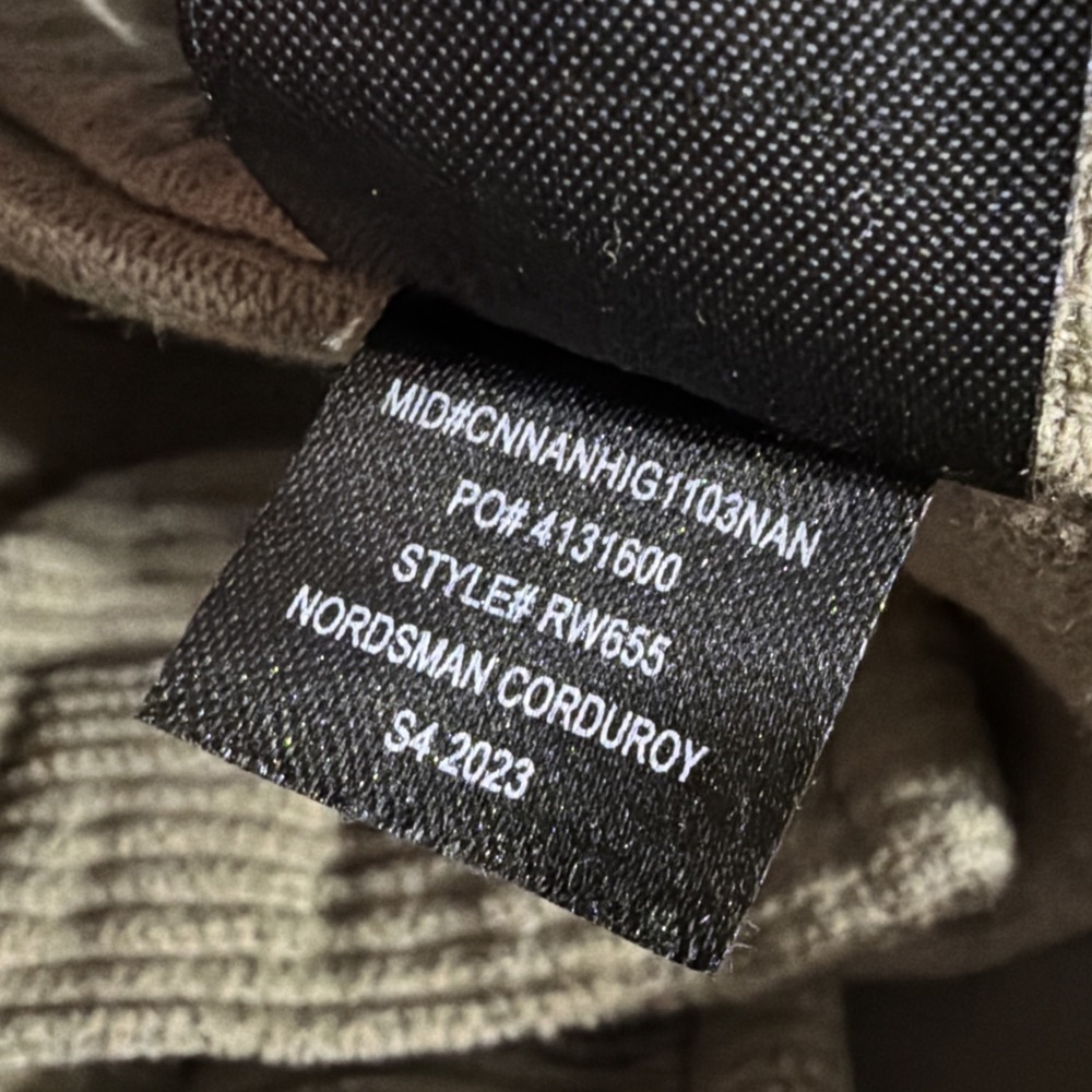 Roark Nordsman Corduroy Shirt Men's Small Olive Snap Front Elbow Patch RN655 - Picture 11 of 11